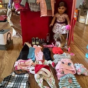 American Girl Custom Doll with accessories like new!!!